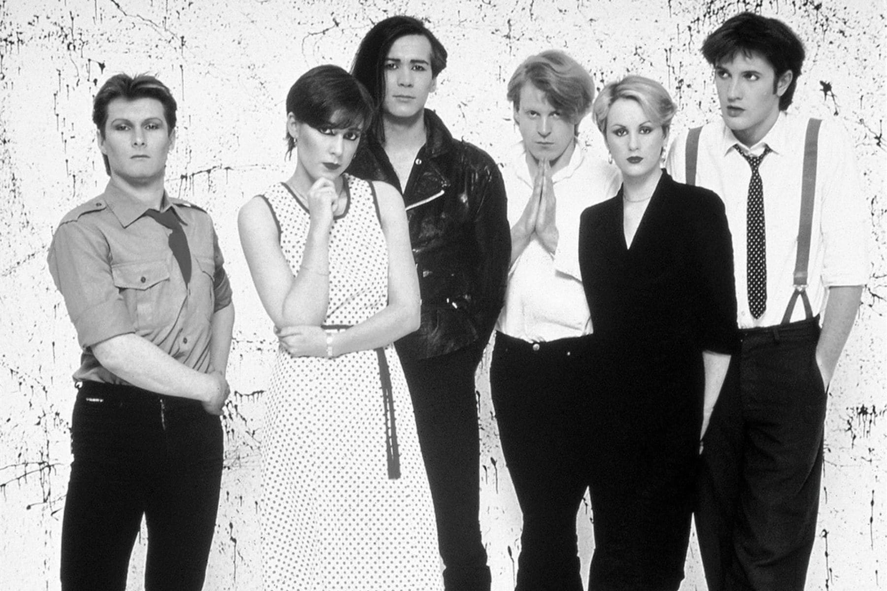 Philip Oakey junto a Joanne Catherall y Susan Ann Sulley de The Human League en los años ochenta.