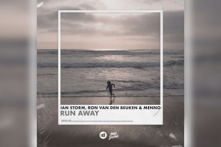 Ilustracion gráfica del sencillo de música electrónica Run Away de Ian Storm