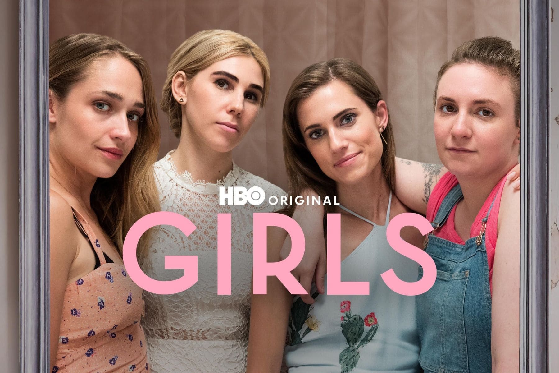 Las cuatro protagonistas de la serie Girls caminando por una calle de Nueva York