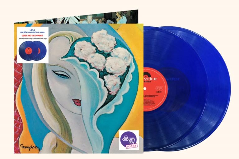 Disco doble de vinilo azul transparente de Layla and Other Assorted Love Songs de Derek and the Dominos